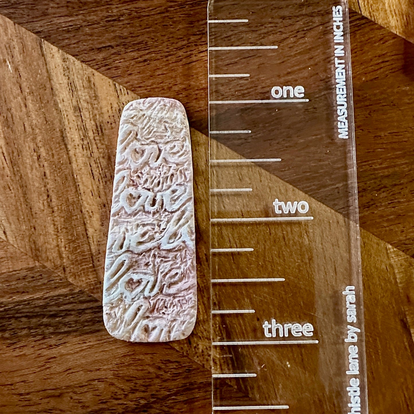 Bookmarks - Textured Fidget Polymer Clay - 2in