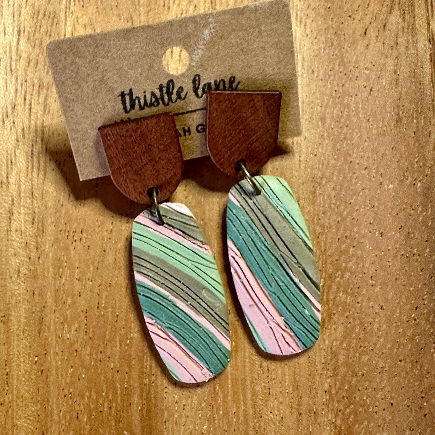 Pastels w/ Wood Stud Tops