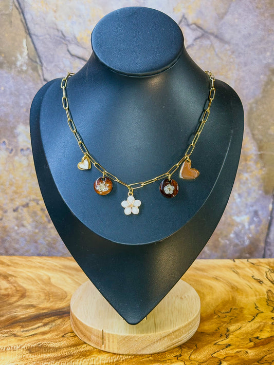 Love + Wildflowers Charm Necklace