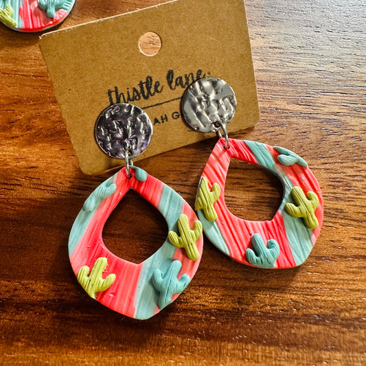 Polymer Clay Earrings #74