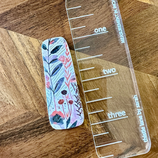 Bookmarks - Textured Fidget Polymer Clay - 2in